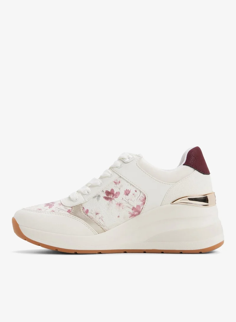 ALDO  ICONISTEP Printed Mid Top Sneakers for Women | Best Price UAE